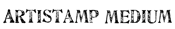 Artistamp Medium Font Image