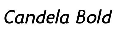 Candela Bold Font Image