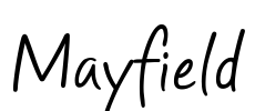 Mayfield Font Image