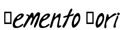 Memento Mori Font Image