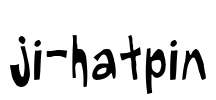 JI-Hatpin Font Image