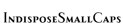 IndisposeSmallCaps