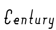 Century Font Image