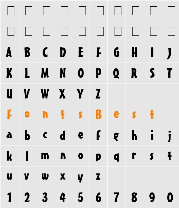 Massey Wide Character Map