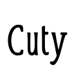 Cuty Font Image