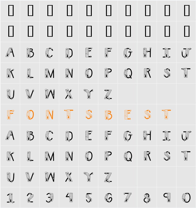 CK Freezing Character Map