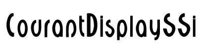 CourantDisplaySSi Font Image