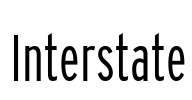 Interstate Font Image