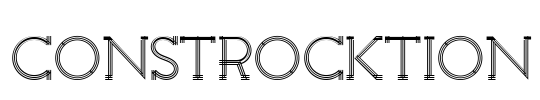 Constrocktion Font Image