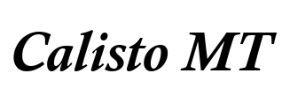 Calisto MT Font Image