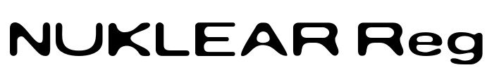 NUKLEAR Reg Font Image