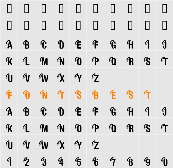 JI-Ignify Character Map