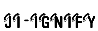 JI-Ignify Font Image