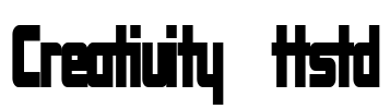 Creativity  ttstd Font Image