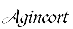 Agincort Font Image