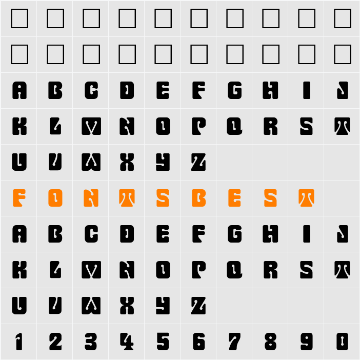 Fillmore Character Map