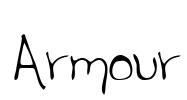 Armour Font Image