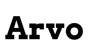 Arvo Font Image