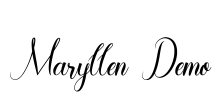 Maryllen Demo Font Image