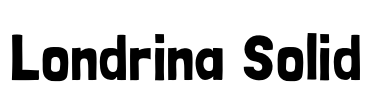 Londrina Solid Font Image