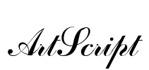 ArtScript Font Image