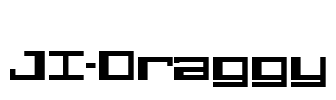 JI-Draggy Font Image