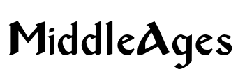 MiddleAges Font Image