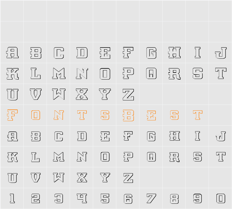 Interceptor Shadow Character Map