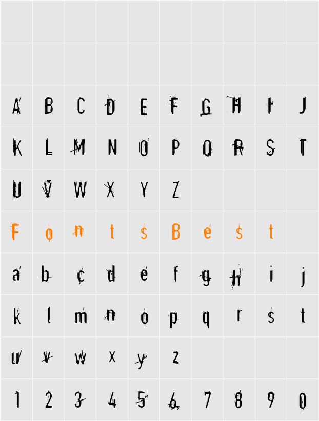 Astonished Character Map