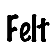 Felt Font Image