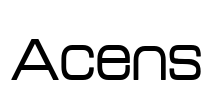 Acens Font Image