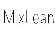 MixLean Font Image