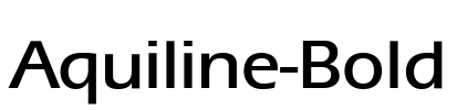 Aquiline-Bold Font Image