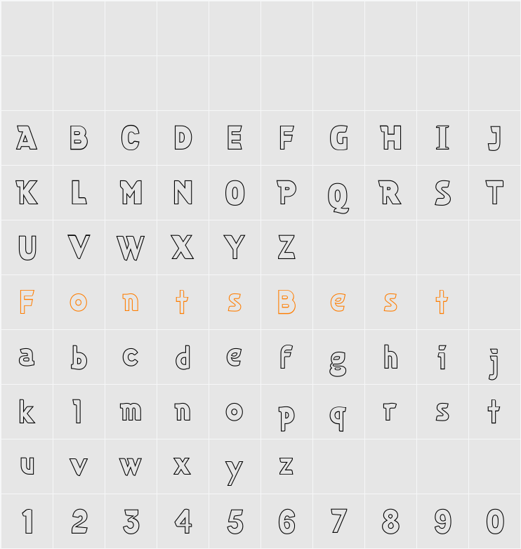 Cuban Character Map