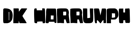 DK Harrumph Font Image