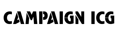 Campaign ICG Font Image