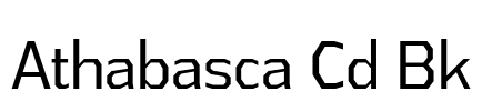 Athabasca Cd Bk Font Image