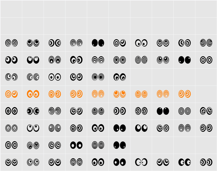 Me Character Map