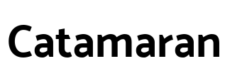 Catamaran Font Image