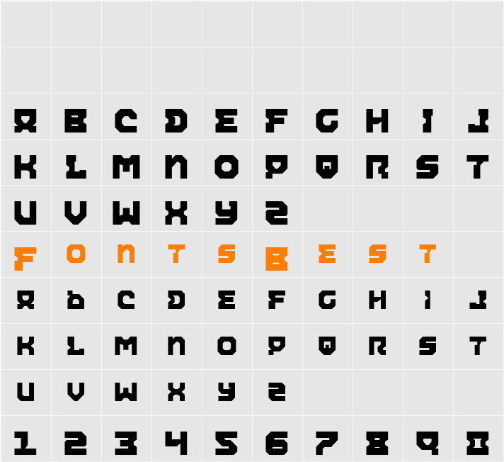 Airacobra Alt Character Map