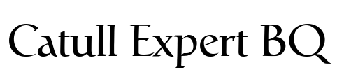 Catull Expert BQ Font Image