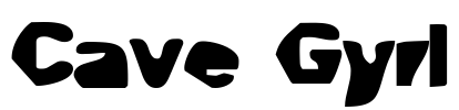 Cave Gyrl Font Image