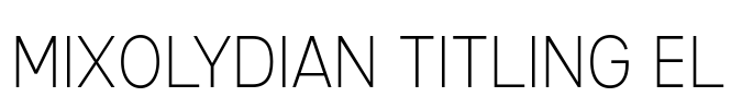 Mixolydian Titling El