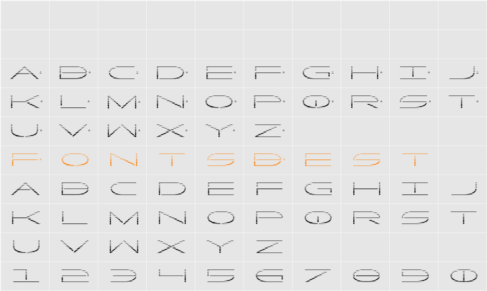 Factor Gradient Character Map