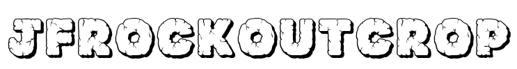 JFRockOutcrop Font Image