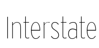 Interstate Font Image