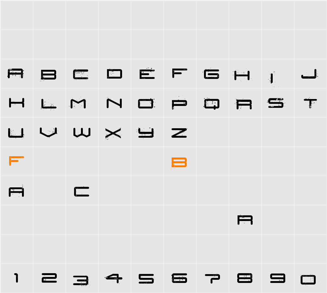 Car Crash Character Map