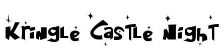 Kringle Castle Night Font Image