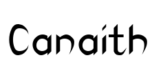 Canaith Font Image