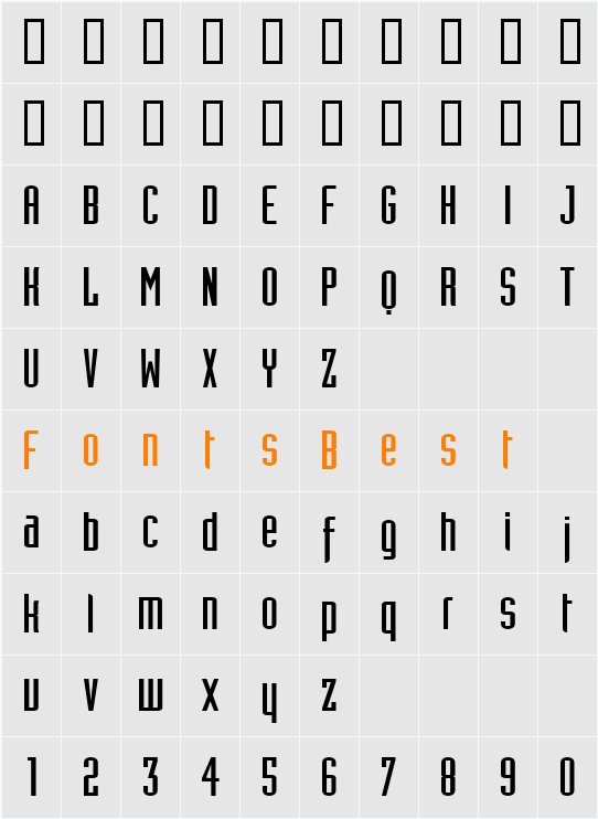 Assiduous Character Map